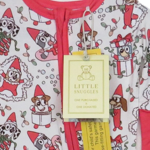 Little Snuggles Bamboo Holiday Print Bluey - Picture 3 of 3